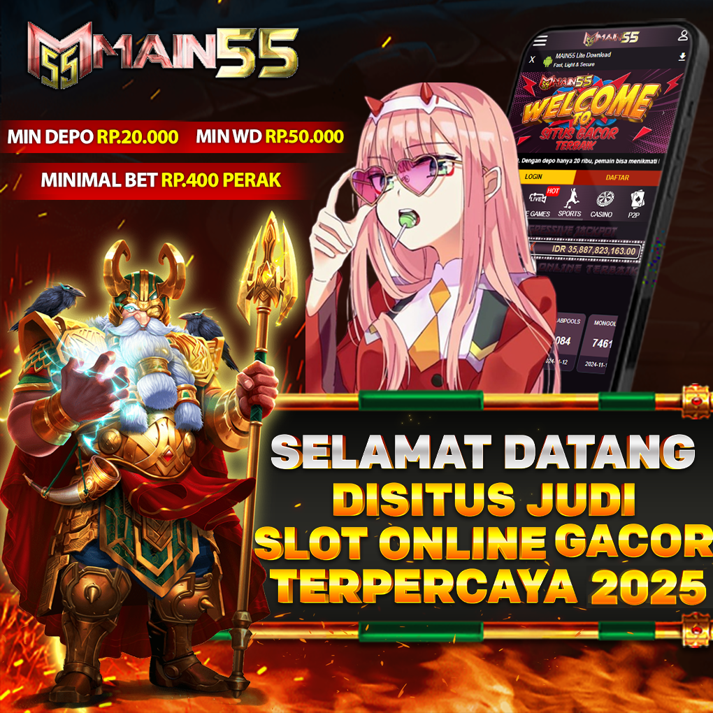 MAIN55: Situs Link Judi Slot Online Gacor Terbaru Hari Ini Maxwin Mudah